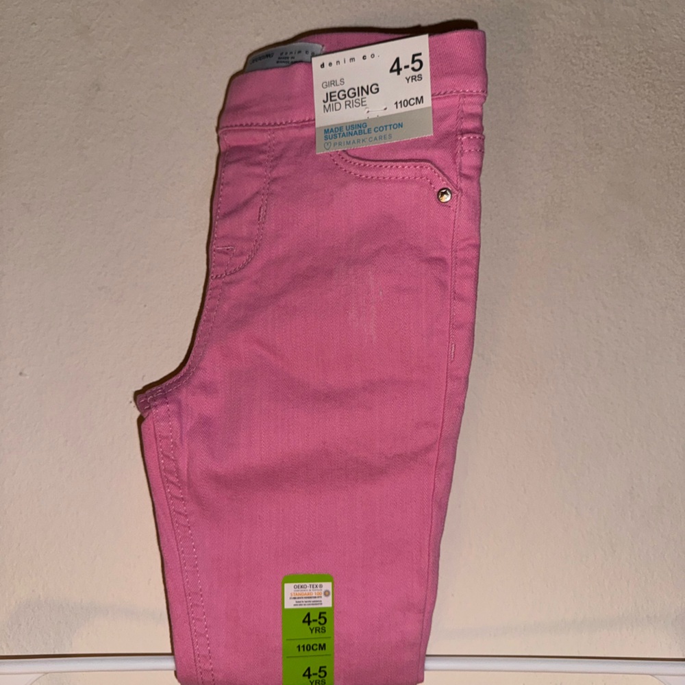 Primark Pink Toddler Girl Jeggings